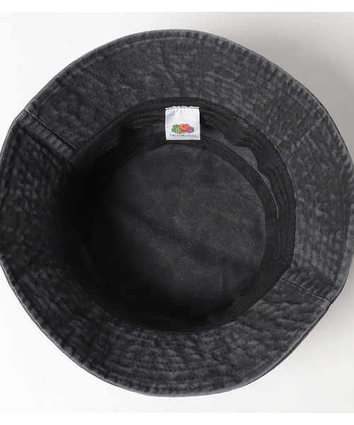 FRUIT OF THE LOOM（フルーツオブザルーム）の「FRUIT OF THE LOOM　BUCKET HAT TWILL PIGMENT（ハット・メンズ・ブラック/パープル/ベージュ/レッド・FREE）」の12枚目の写真