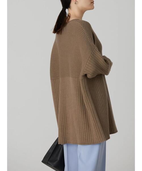 AMERICAN HOLIC(アメリカンホリック)の「リブ違いニットチュニック(ニット/セーター・レディース・ブラック/ブルー/モカ・FREE)」の17枚目の写真