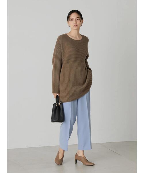 AMERICAN HOLIC(アメリカンホリック)の「リブ違いニットチュニック(ニット/セーター・レディース・ブラック/ブルー/モカ・FREE)」の19枚目の写真