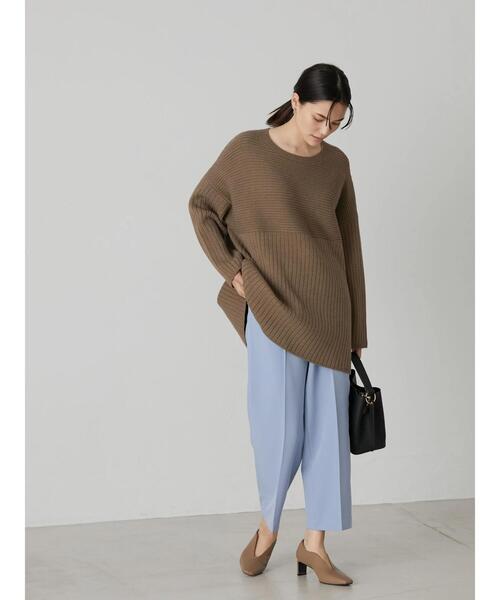 AMERICAN HOLIC(アメリカンホリック)の「リブ違いニットチュニック(ニット/セーター・レディース・ブラック/ブルー/モカ・FREE)」の20枚目の写真