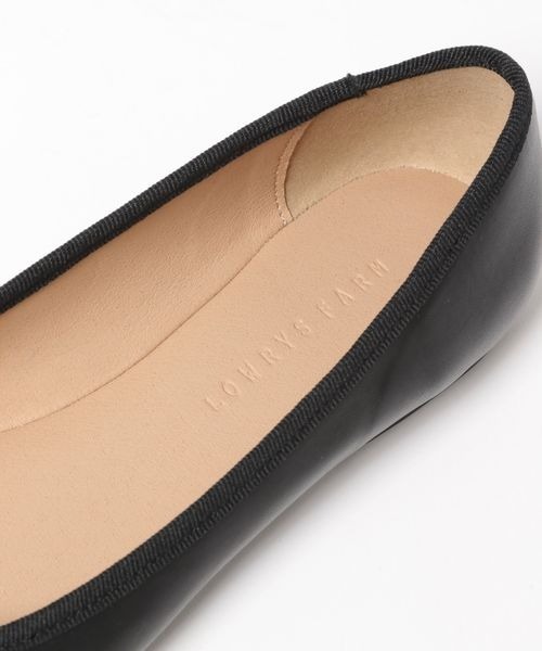 LOWRYS FARM（ローリーズファーム）の「カンドウフィットバレエ　260832（バレエシューズ・レディース・アイボリー/ブラック/シルバー/その他・MEDIUM/LARGE/SMALL）」の10枚目の写真