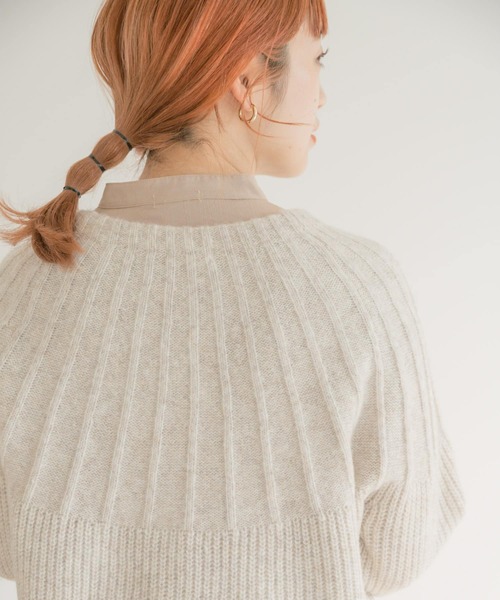 ITEMS URBANRESEARCH(アイテムズ アーバンリサーチ)の「ハイネックニット(ニット/セーター・レディース・ピンク/アイボリー/ミント・FREE)」の17枚目の写真
