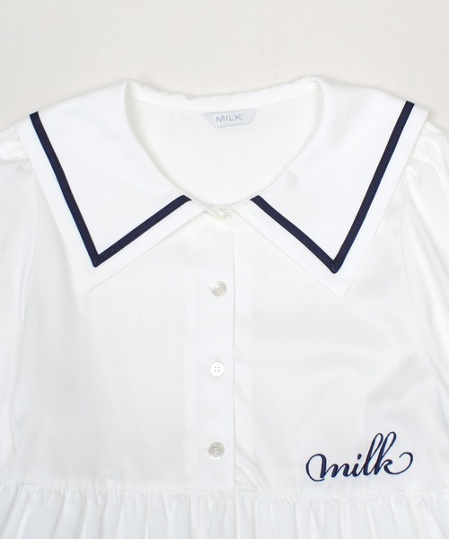 MILK（ミルク）の「Sailor ティアード ワンピース（ワンピース）」 - WEAR
