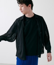 Lui's | ジャガードシアーボリュームシャツ(シャツ/ブラウス)