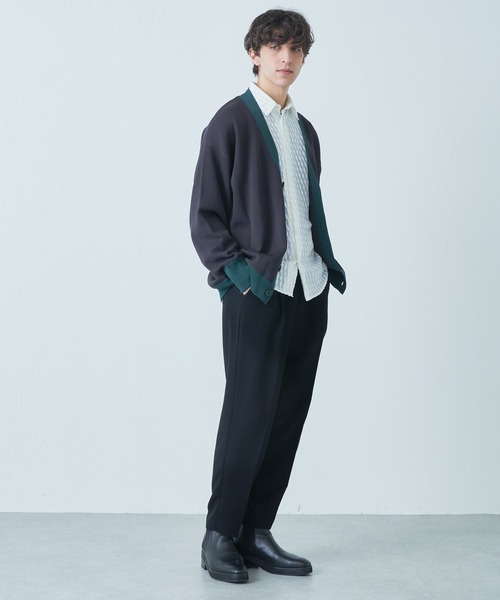 Lui's(ルイス)の「ジャガードシアーボリュームシャツ(シャツ/ブラウス・メンズ・ホワイト/ブラック・SMALL/MEDIUM)」の5枚目の写真