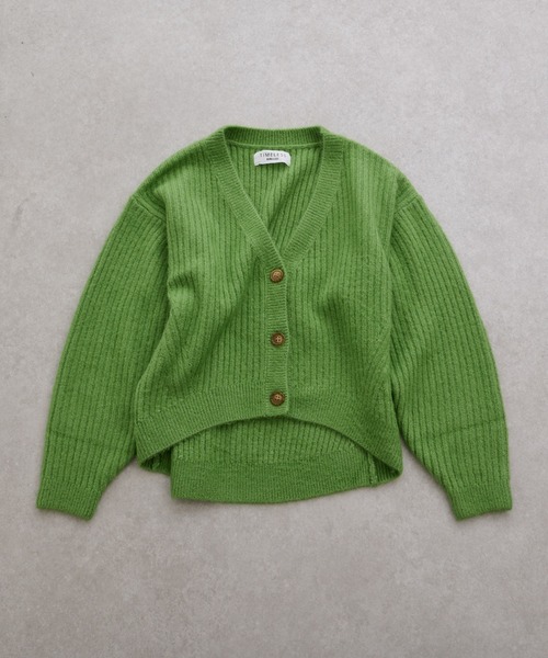 BONbazaar（ボンバザール）の「カラーニットカーデ（カーディガン/ボレロ・レディース・オレンジ/ブルー/グリーン/アイボリー・FREE）」の2枚目の写真