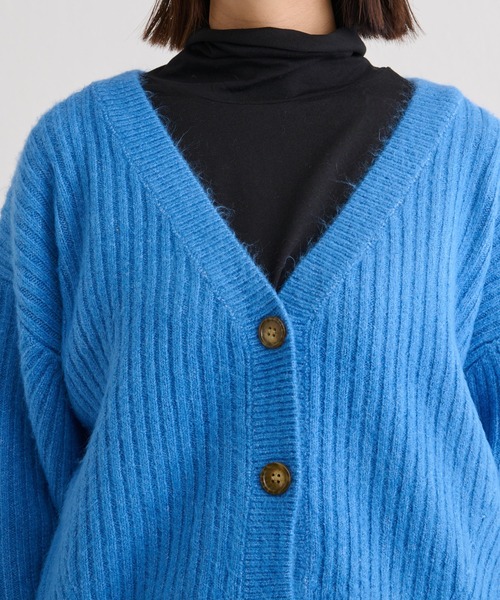 BONbazaar（ボンバザール）の「カラーニットカーデ（カーディガン/ボレロ・レディース・オレンジ/ブルー/グリーン/アイボリー・FREE）」の18枚目の写真