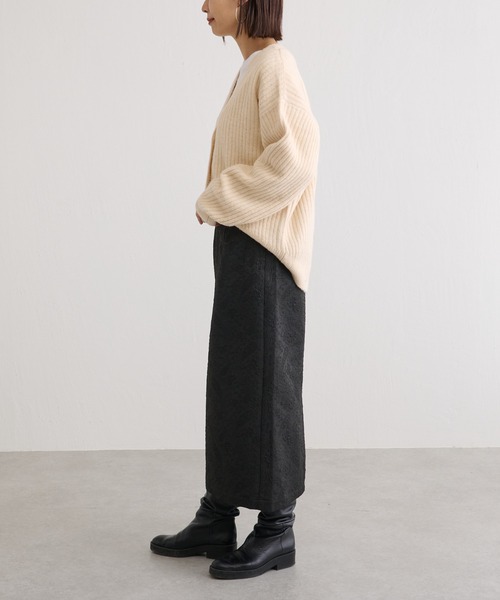 BONbazaar（ボンバザール）の「カラーニットカーデ（カーディガン/ボレロ・レディース・オレンジ/ブルー/グリーン/アイボリー・FREE）」の12枚目の写真