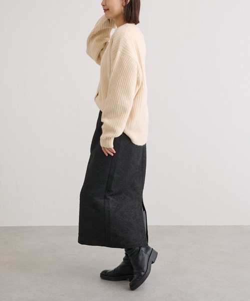 BONbazaar（ボンバザール）の「カラーニットカーデ（カーディガン/ボレロ・レディース・オレンジ/ブルー/グリーン/アイボリー・FREE）」の13枚目の写真