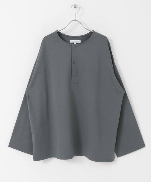 URBAN RESEARCH（アーバンリサーチ）の「オーガニックコットンスリーピングシャツ（Tシャツ/カットソー・メンズ・オフホワイト/ブラック系その他/グリーン系その他・MEDIUM/LARGE）」の16枚目の写真