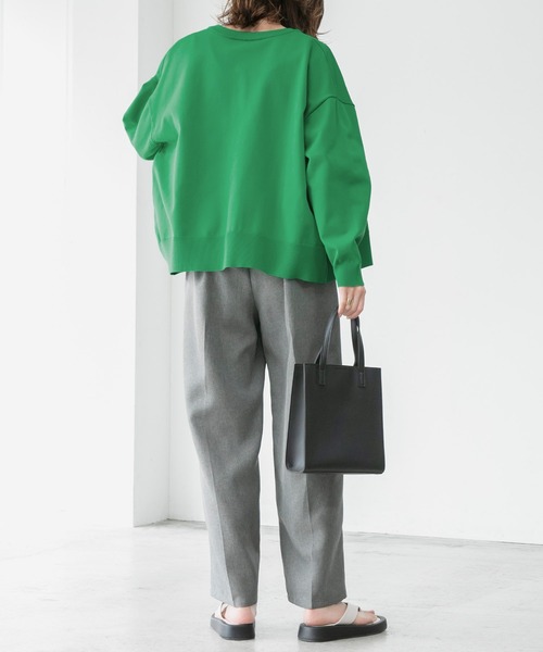 BONLECILL(ボンルシール)の「クルーネック ポケット付きオーバーサイズカーディガン(カーディガン/ボレロ・レディース・ブラック/ピンク/ブルー/グリーン/アイボリー/レッド/ブラック系その他・FREE)」の21枚目の写真