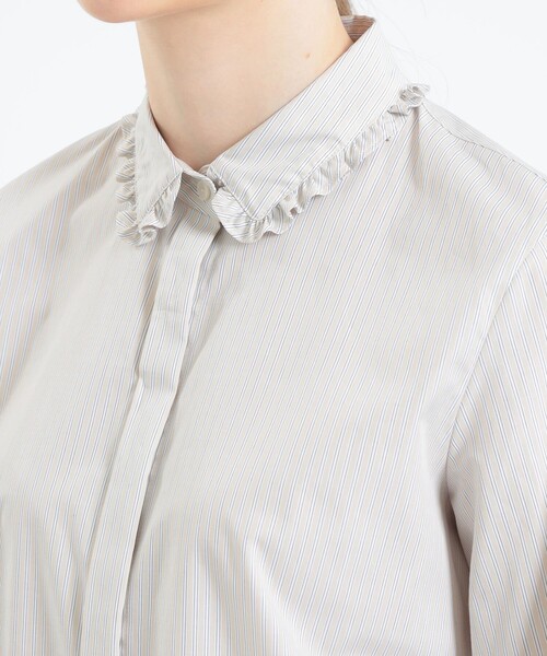 MACKINTOSH PHILOSOPHY（ﾏｯｷﾝﾄｯｼｭ ﾌｨﾛｿﾌｨｰ）の「フリルカラーシャツ 