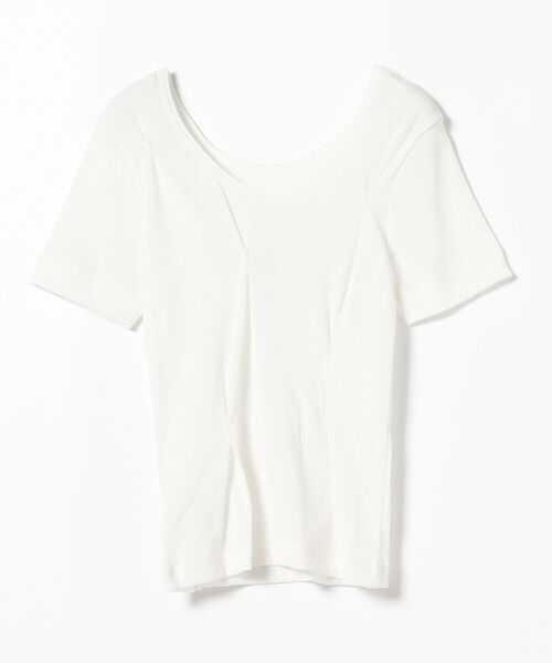 RBS（アールビーエス）の「RBS / ランダム タック ハーフスリーブ Tシャツ（Tシャツ/カットソー・レディース・ホワイト/ブラック/グリーン系その他2・ONE SIZE）」の16枚目の写真