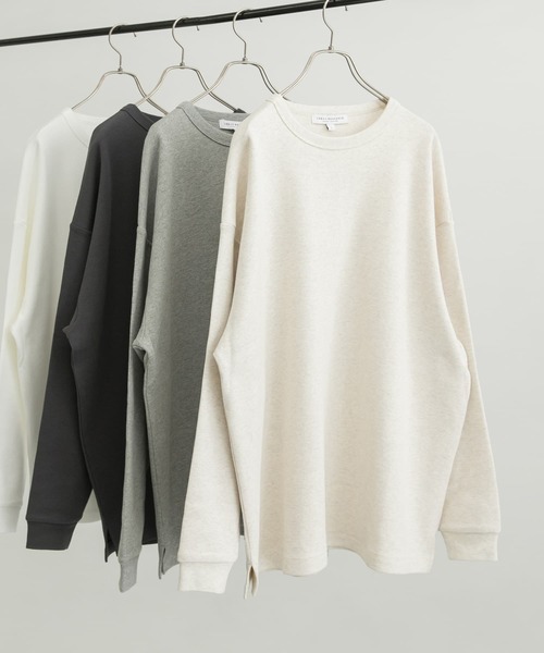 URBAN RESEARCH（アーバンリサーチ）の「『XLサイズあり』リラックス度詰めワッフルロングスリーブ（Tシャツ/カットソー・メンズ・ホワイト/チャコールグレー/グレー/ベージュ系その他・LARGE/MEDIUM/X-LARGE/SMALL）」の4枚目の写真