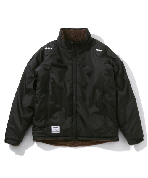 BILLIONAIRE BOYS CLUB（ビリオネア・ボーイズ・クラブ）の「REVERSIBLE NYLON JACKET（ナイロンジャケット・メンズ・ブラック/ベージュ/イエロー・LARGE/MEDIUM/X-LARGE/SMALL）」の2枚目の写真