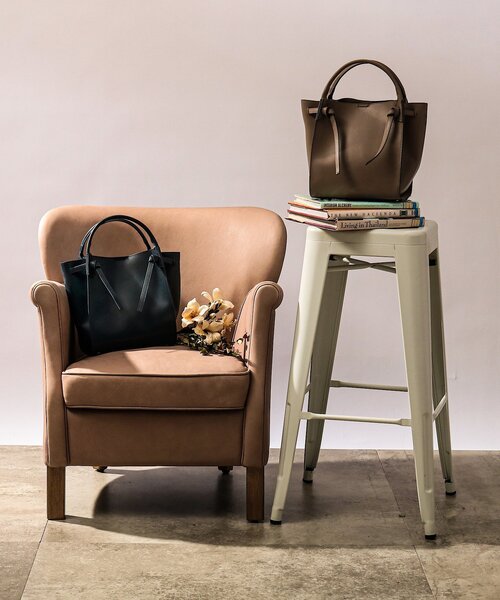 SOUP(スープ)の「◆ベルテッドバッグ(ハンドバッグ・レディース・サンドベージュ/ネイビー・00)」の6枚目の写真