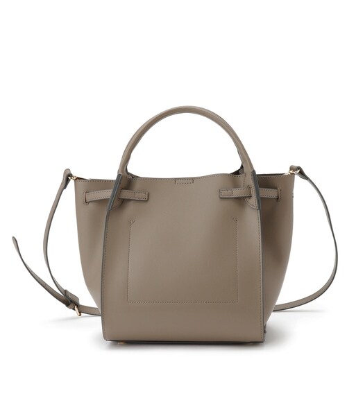 SOUP(スープ)の「◆ベルテッドバッグ(ハンドバッグ・レディース・サンドベージュ/ネイビー・00)」の3枚目の写真