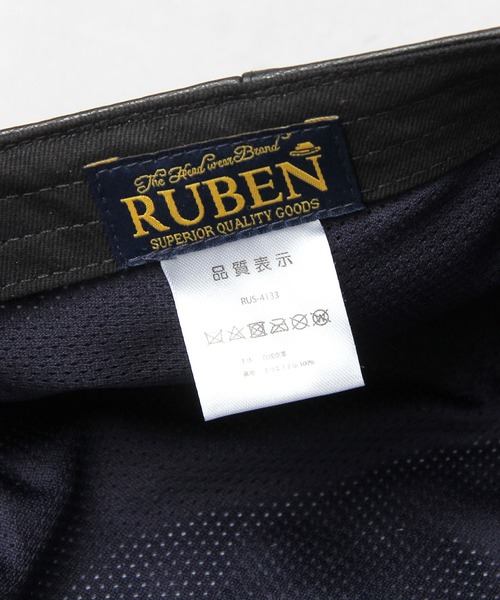 Ruben(ルーベン)の「フェイクレザー ハンチング帽(ハンチング/ベレー帽・メンズ・ブラック・FREE)」の18枚目の写真