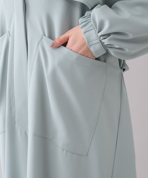 KATHARINE ROSS（キャサリンロス）の「【KATHARINE ROSS】カラーライトトレンチ（トレンチコート・レディース・ピンク/アイボリー/ミント・MEDIUM）」の20枚目の写真