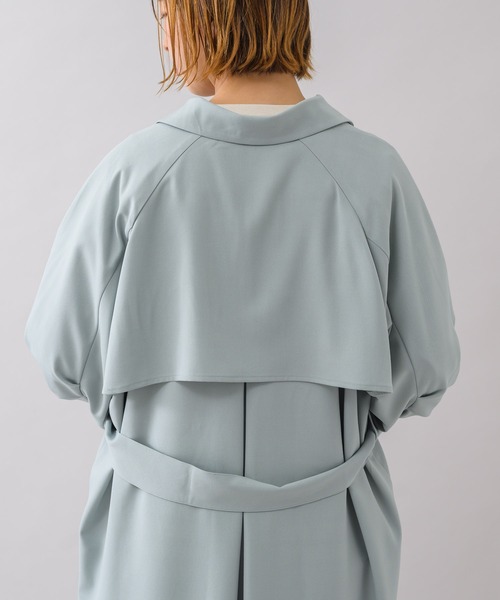 KATHARINE ROSS（キャサリンロス）の「【KATHARINE ROSS】カラーライトトレンチ（トレンチコート・レディース・ピンク/アイボリー/ミント・MEDIUM）」の11枚目の写真