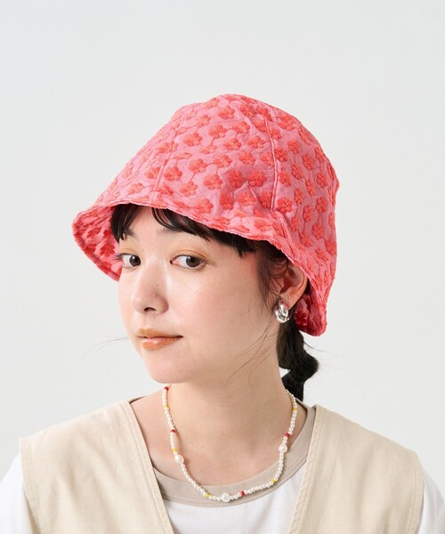 FREAK'S STORE(フリークスストア)の「レースハット(ハット・レディース・ホワイト/ブラック/ピンク・ONE SIZE)」の21枚目の写真