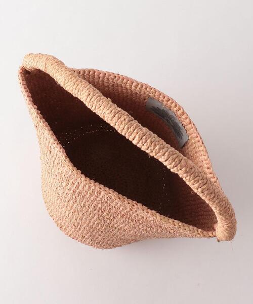 Lepidos（レピドス）の「＜MADE IN MADA＞NAIVO ラフィア バッグ（かごバッグ・レディース・モカ/ライトピンク・FREE）」の5枚目の写真