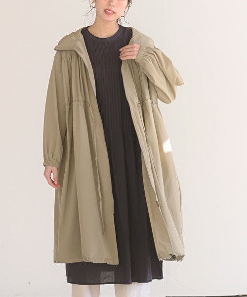 rps（アールピーエス）の「ドロストモッズコート（モッズコート・レディース・チャコールグレー/ライトカーキ/ライトベージュ・M）」の3枚目の写真