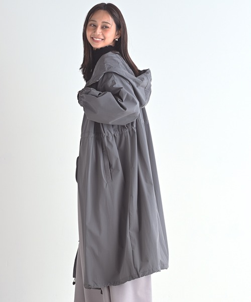 rps（アールピーエス）の「ドロストモッズコート（モッズコート・レディース・チャコールグレー/ライトカーキ/ライトベージュ・M）」の7枚目の写真