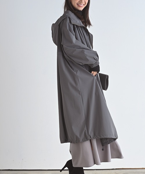 rps（アールピーエス）の「ドロストモッズコート（モッズコート・レディース・チャコールグレー/ライトカーキ/ライトベージュ・M）」の21枚目の写真