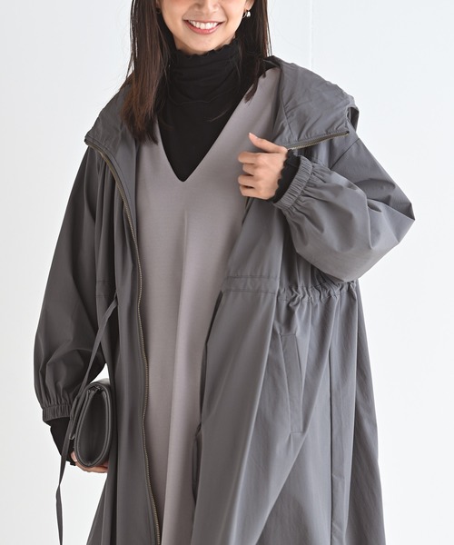 rps（アールピーエス）の「ドロストモッズコート（モッズコート・レディース・チャコールグレー/ライトカーキ/ライトベージュ・M）」の14枚目の写真