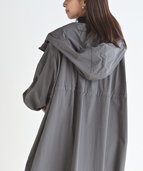 rps（アールピーエス）の「ドロストモッズコート（モッズコート・レディース・チャコールグレー/ライトカーキ/ライトベージュ・M）」の11枚目の写真