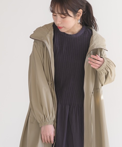 rps（アールピーエス）の「ドロストモッズコート（モッズコート・レディース・チャコールグレー/ライトカーキ/ライトベージュ・M）」の19枚目の写真