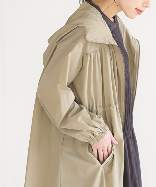 rps（アールピーエス）の「ドロストモッズコート（モッズコート・レディース・チャコールグレー/ライトカーキ/ライトベージュ・M）」の13枚目の写真