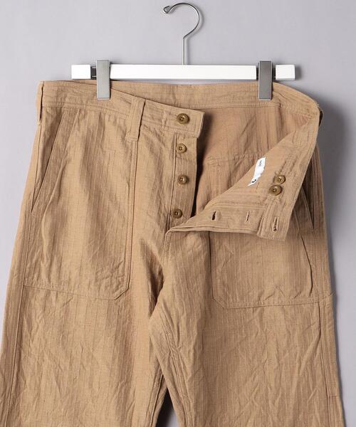 ts(s)(ティーエスエス)の「<ts(s) (ティーエスエス) > ヘリンボーン ファティーグ パンツ■■■(その他パンツ・メンズ・ブラウン・1/2)」の4枚目の写真
