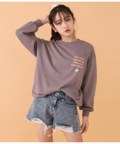 ANAP GｉRL（アナップガール）の「ハイウエストクラッシュショートパンツ（その他パンツ・キッズ・ホワイト/ライトブルー/ブラック・S/M/XS）」の20枚目の写真