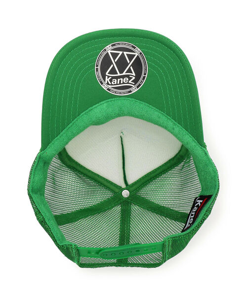 KaneZ（ケインズ）の「KaneZ/ケインズ/KZ MESH CAP/メッシュキャップ（キャップ・メンズ・オレンジ/グリーン・FREE）」の6枚目の写真