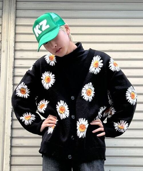 KaneZ（ケインズ）の「KaneZ/ケインズ/KZ MESH CAP/メッシュキャップ（キャップ・メンズ・オレンジ/グリーン・FREE）」の8枚目の写真