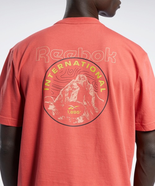 Reebok(リーボック)の「クラシックス Tシャツ / Classics T-Shirt /(Tシャツ/カットソー・メンズ・アーミー/レッド系その他/ブラック・SMALL/LARGE/MEDIUM/X-SMALL/XXX-LARGE/XX-LARGE/X-LARGE)」の10枚目の写真