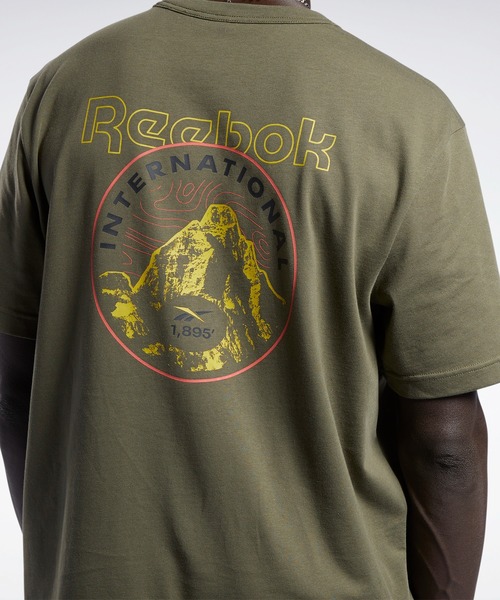Reebok(リーボック)の「クラシックス Tシャツ / Classics T-Shirt /(Tシャツ/カットソー・メンズ・アーミー/レッド系その他/ブラック・SMALL/LARGE/MEDIUM/X-SMALL/XXX-LARGE/XX-LARGE/X-LARGE)」の19枚目の写真