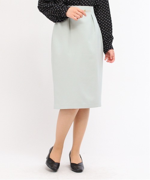 TRUDEA(トルディア)の「ビット使いタイトスカート(スカート・レディース・モカ/ブラック/ミント・LARGE/SMALL/MEDIUM)」の4枚目の写真