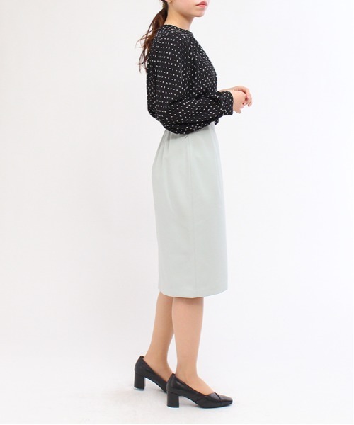 TRUDEA(トルディア)の「ビット使いタイトスカート(スカート・レディース・モカ/ブラック/ミント・LARGE/SMALL/MEDIUM)」の9枚目の写真