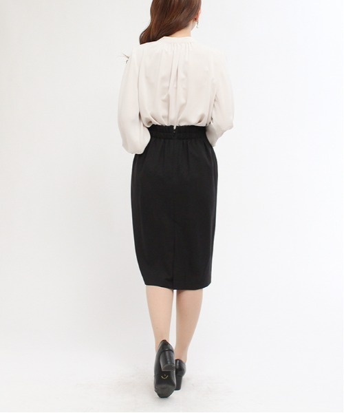 TRUDEA(トルディア)の「ビット使いタイトスカート(スカート・レディース・モカ/ブラック/ミント・LARGE/SMALL/MEDIUM)」の19枚目の写真