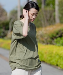 【BLUE STANDARD/ブルースタンダード】汗染みの目立ちにくいTシャツ ゼロステイン 撥水性 UVカット キーネックTシャツ