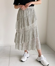 at12:03 | 総柄ティアードロングスカート(スカート)
