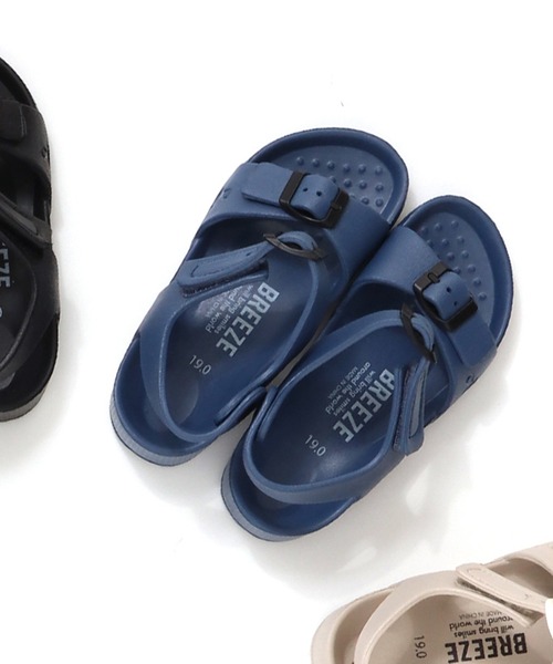 BREEZE（ブリーズ）の「EVAサンダル（サンダル・キッズ・ピンク/ネイビー/アイボリー/ブラウン/ブラック・13/14/15 /17/18/21/19/20/16）」の4枚目の写真