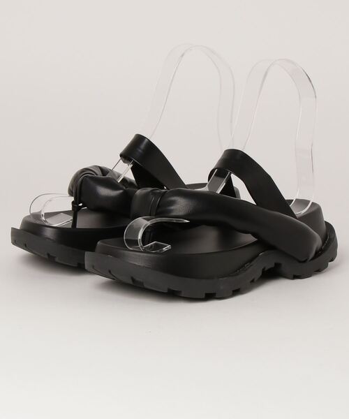 E.TOKYO（イートーキョー）の「E.TOKYO /厚底サンダル ハナオサンダル (XSDD0630)（サンダル・レディース・ホワイト/ブラック・38/36/40/37/39/35）」の6枚目の写真