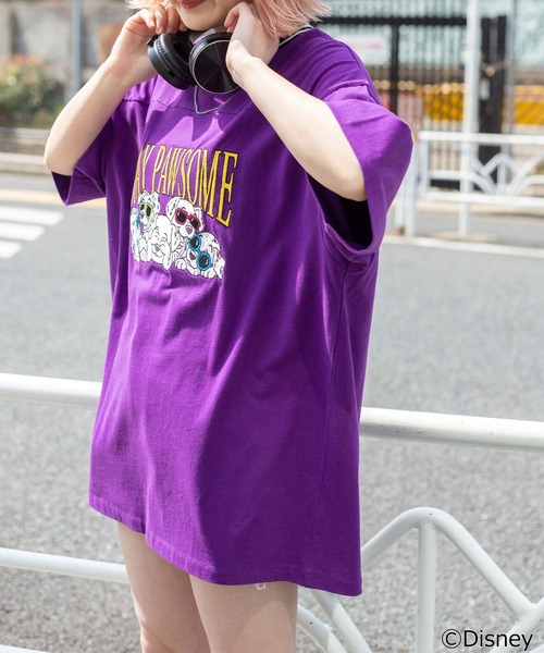 Disney（ディズニー）の「WEGO/別注DisneyラインリブBIGTシャツ（T