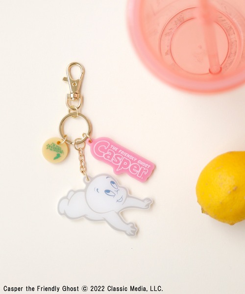 ACCOMMODE（アコモデ）の「キャスパー  アクリルキーチャーム（キーホルダー・レディース・ホワイト・FREE）」の6枚目の写真