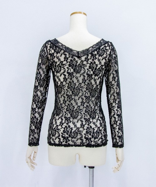 夢展望（ユメテンボウ）の「前後2WAY総レーストップス（Tシャツ/カットソー・レディース・ブラック/ホワイト・LARGE/X-LARGE/XX-LARGE/MEDIUM）」の19枚目の写真