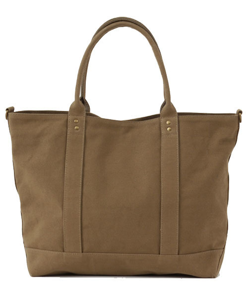 GIORDANO（ジョルダーノ）の「[GIORDANO]ライオン刺繍キャンバストートバッグM (2015年モデル)（トートバッグ・メンズ・ブラック/カーキ/ネイビー/オレンジ/ブラック×ゴールド・FREE）」の13枚目の写真